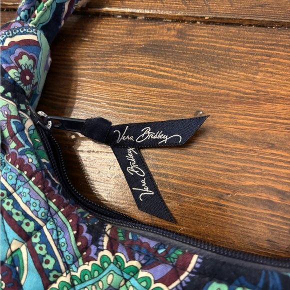 Vera Bradley Blue Rhapsody Floral Print Hand Bag Retired Pattern - Picture 5 of 9